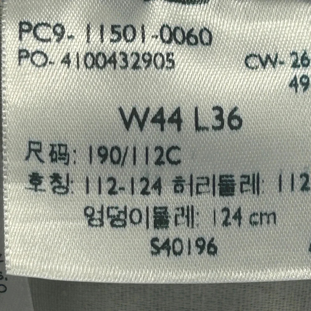 Levi's 501xx Denim Jeans Men's 44x36 (Act 40x33) Dark Wash Button‎ Fly
